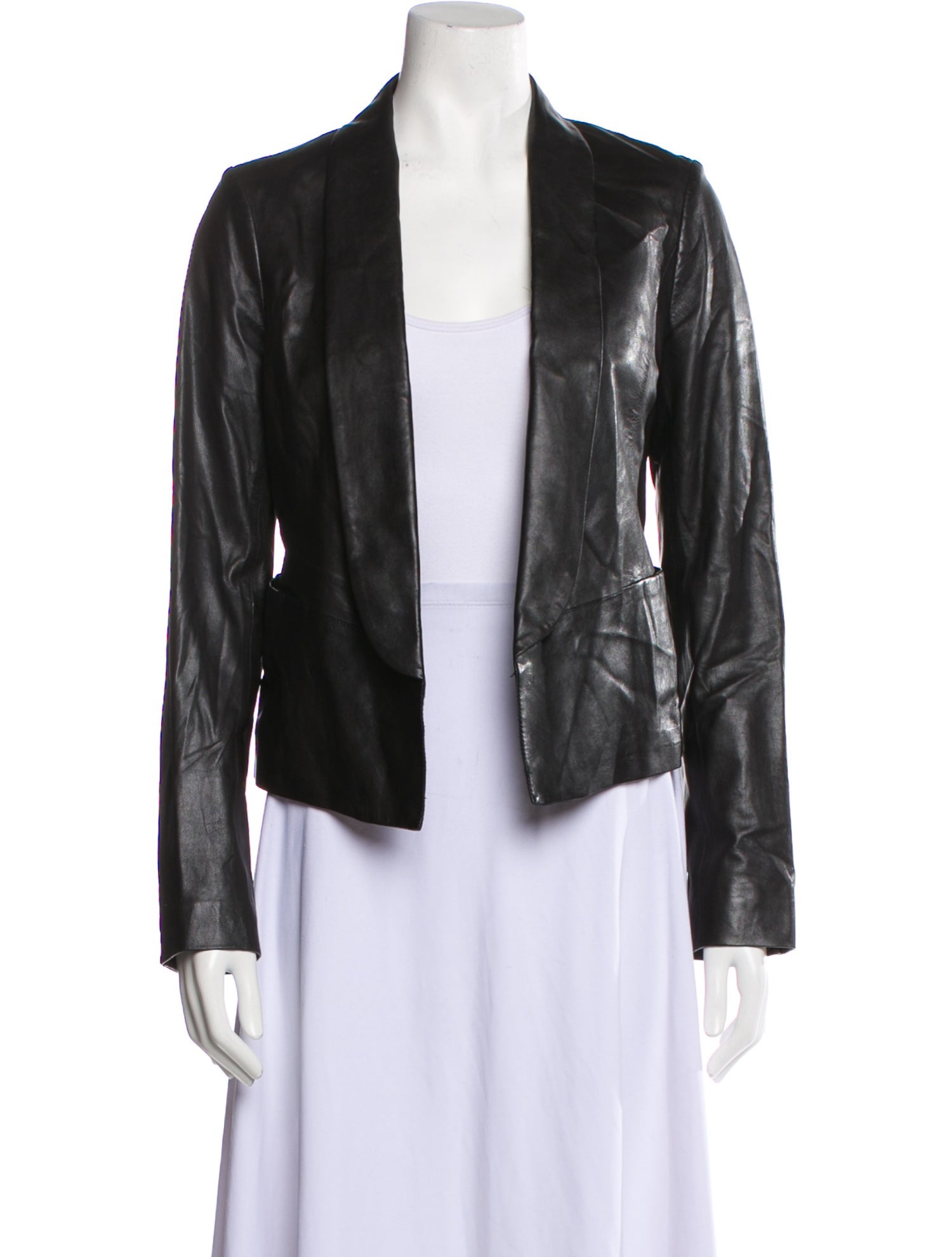 Vince Leather Biker Jacket