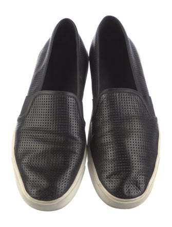 Vince Leather Printed Loafers