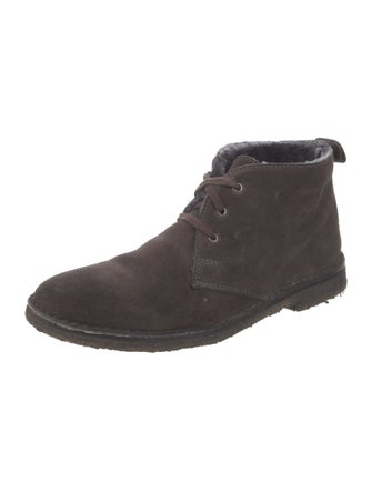 Vince Suede Lace-Up Boots