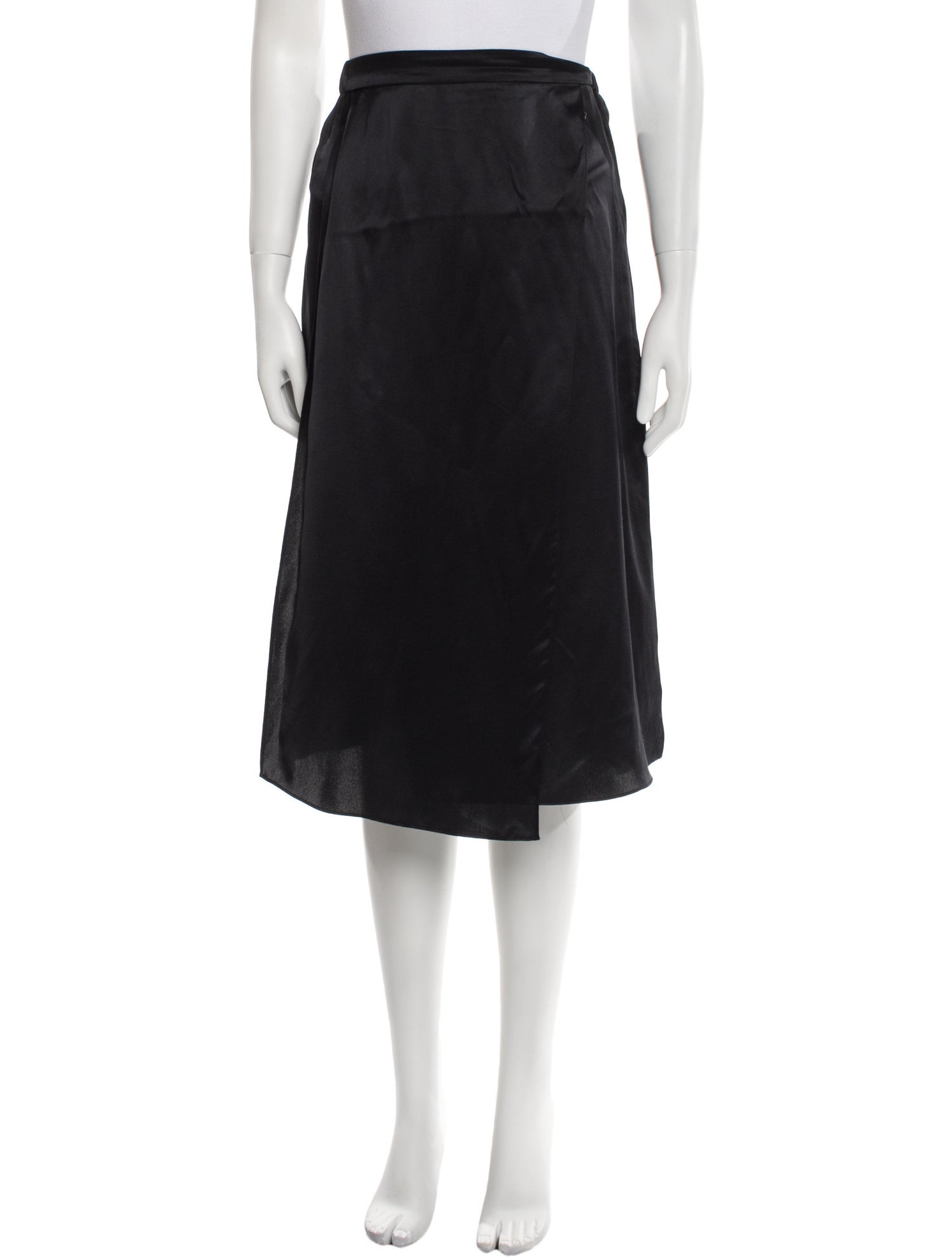 Vince Silk Knee-Length Skirt