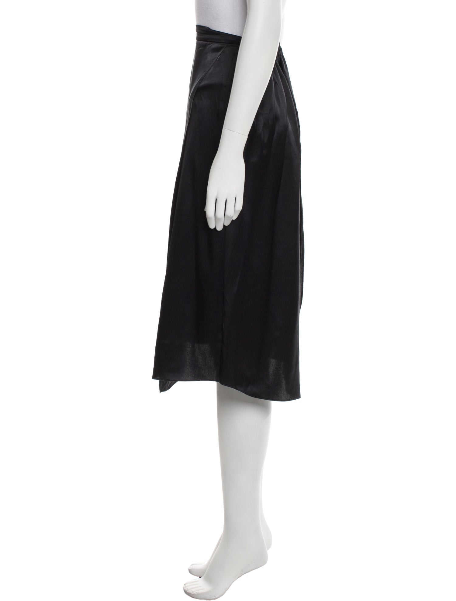 Vince Silk Knee-Length Skirt