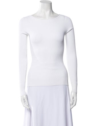 Vince Bateau Neckline Long Sleeve Top