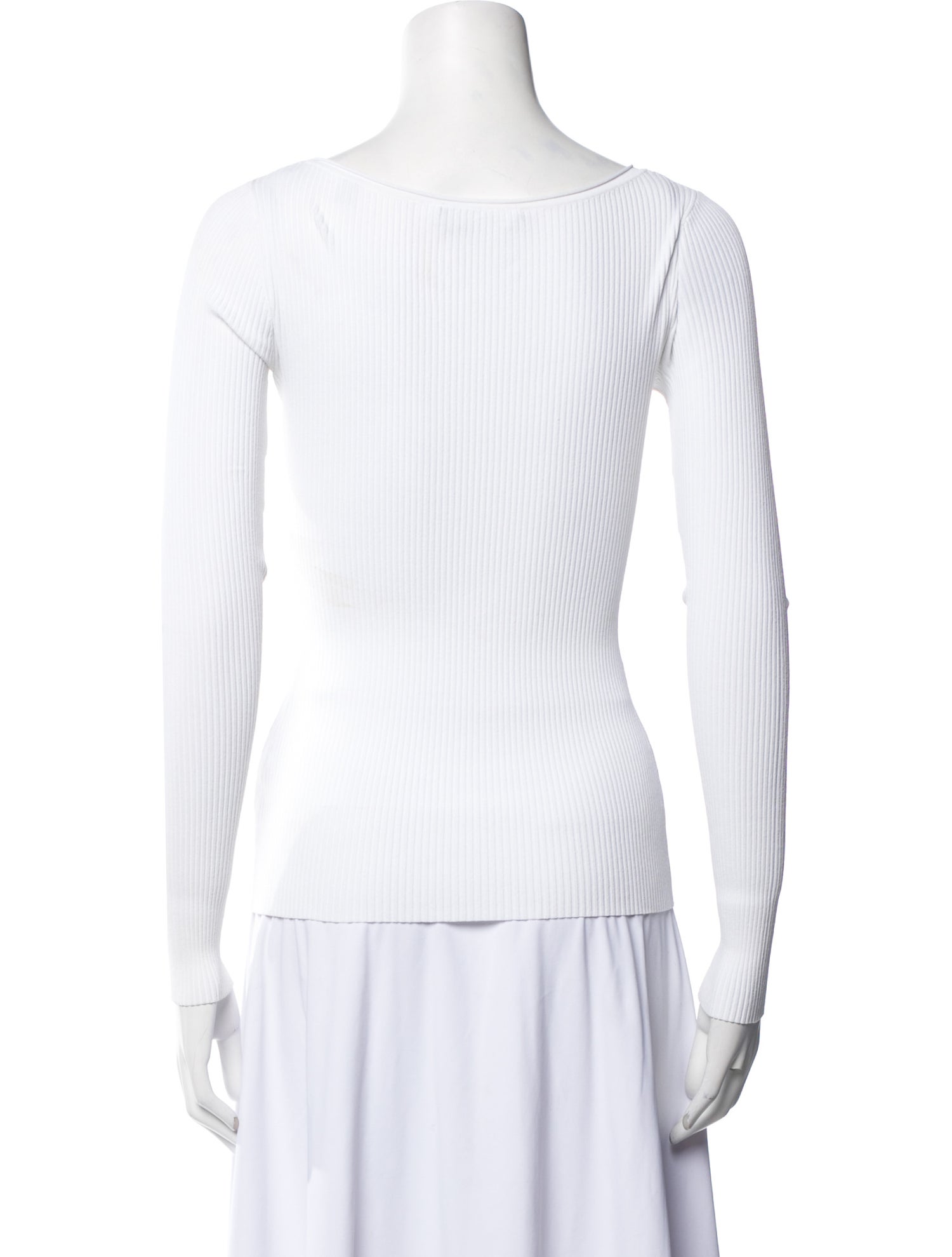 Vince Bateau Neckline Long Sleeve Top