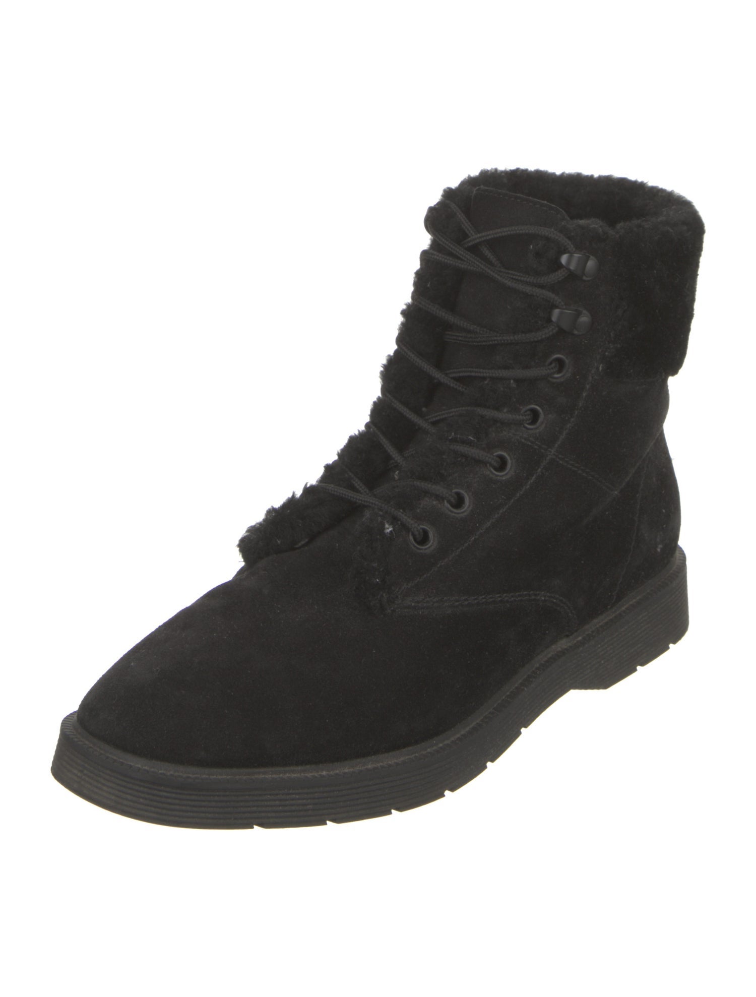 Vince Suede Combat Boots
