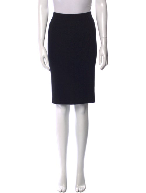 Vince Leather Trim Embellishment Knee-Length Skirt