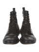 Vince Leather Combat Boots