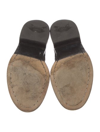 Vince Leather Combat Boots