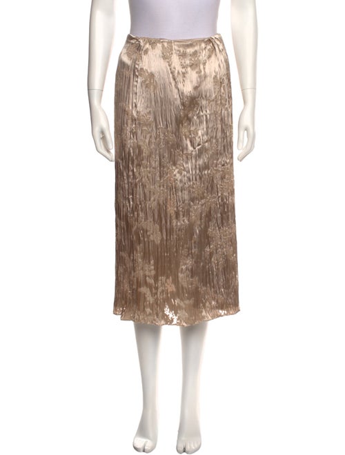 Vince Ruffle Embellishment Midi Length Skirt