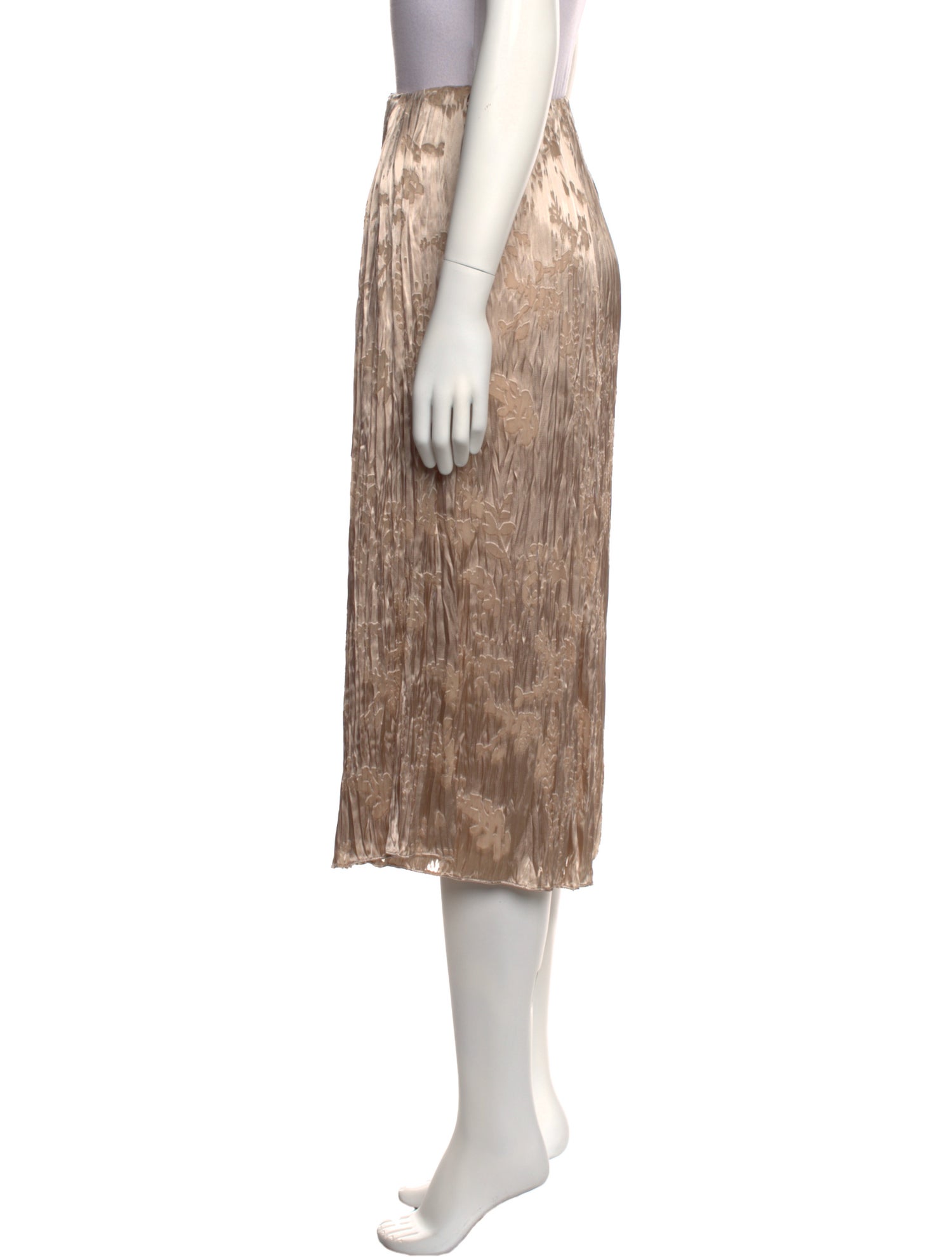 Vince Ruffle Embellishment Midi Length Skirt