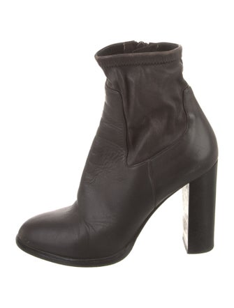 Vince Leather Sock Boots