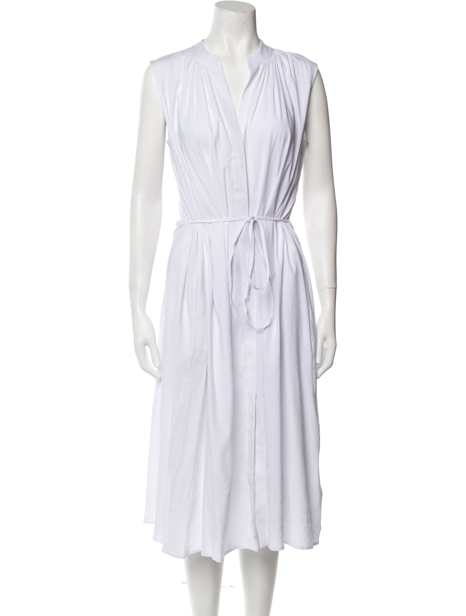 Vince V-Neck Midi Length Dress