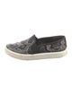 Vince Embossed Leather Animal Print Sneakers