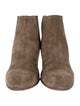 Vince Suede Animal Print Sock Boots