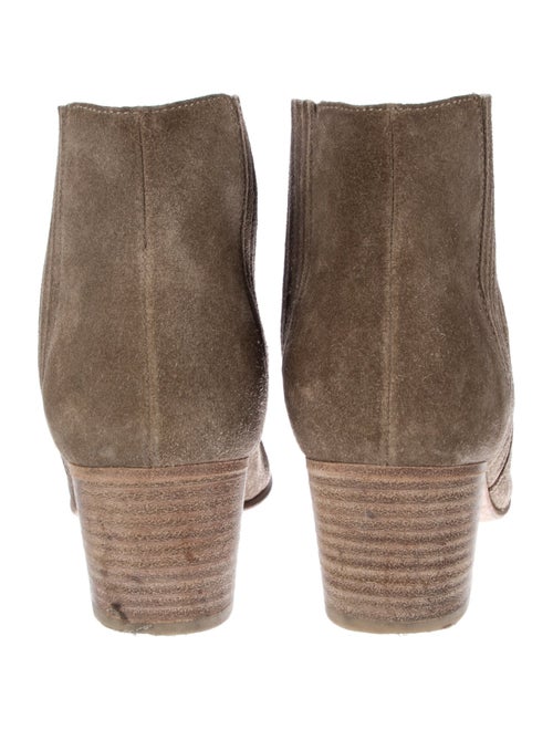 Vince Suede Animal Print Sock Boots