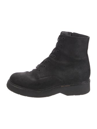 Vince Suede Combat Boots