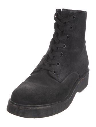 Vince Suede Combat Boots