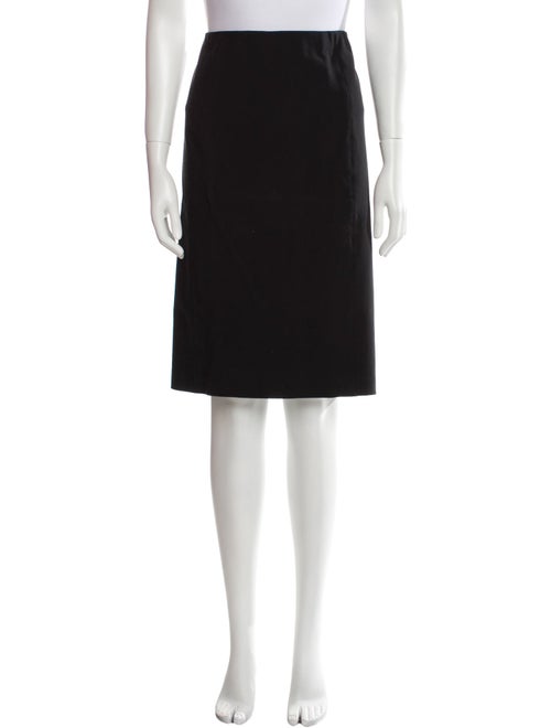Vince Cutout Accent Knee-Length Skirt