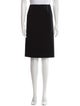 Vince Cutout Accent Knee-Length Skirt