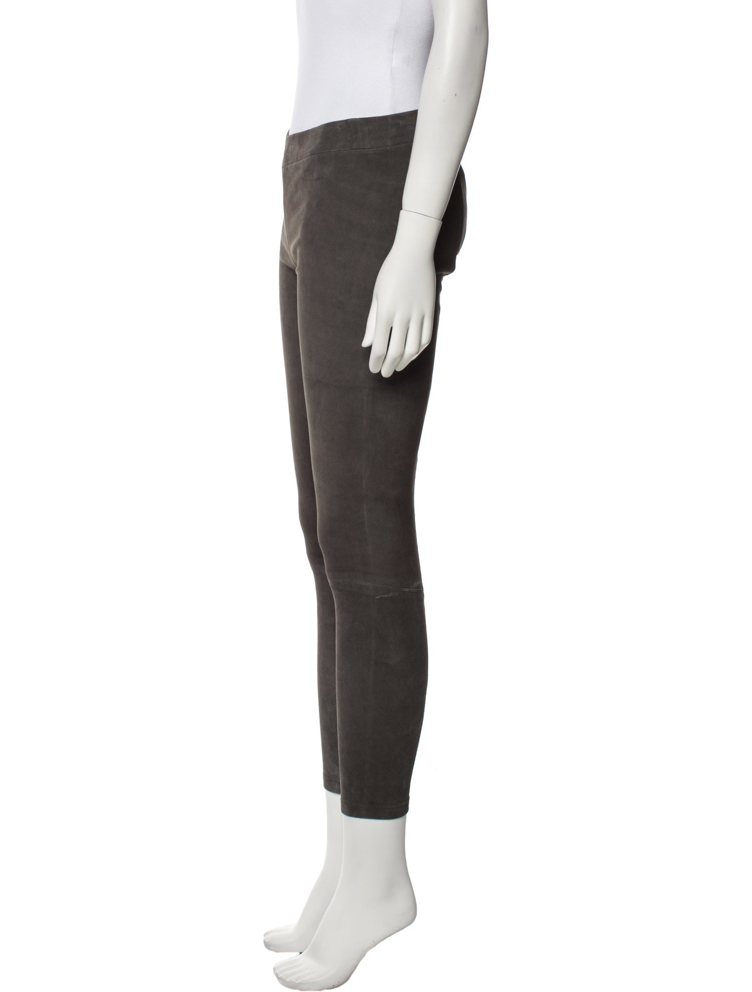 Vince Lamb Leather Skinny Leg Pants