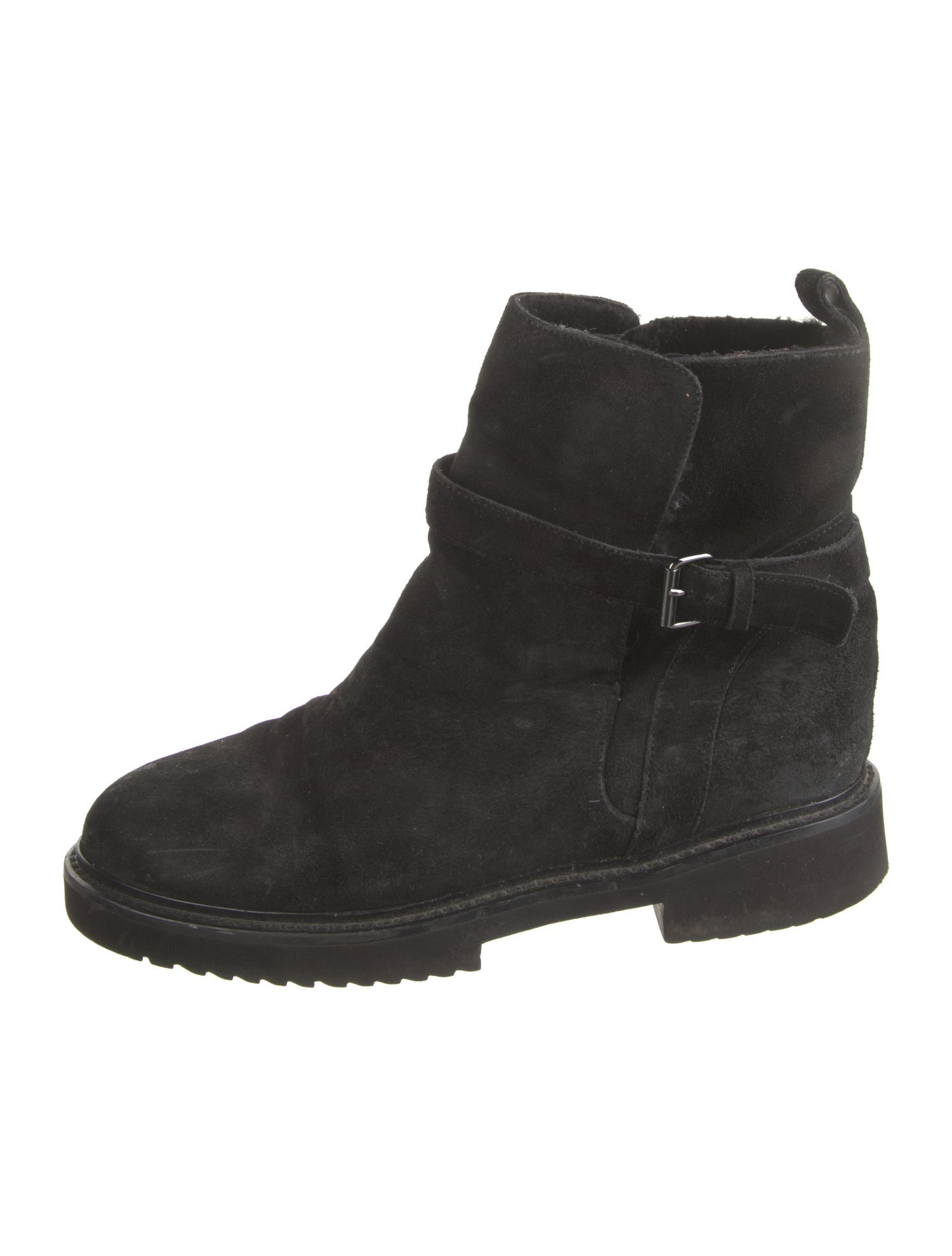 Vince Suede Moto Boots