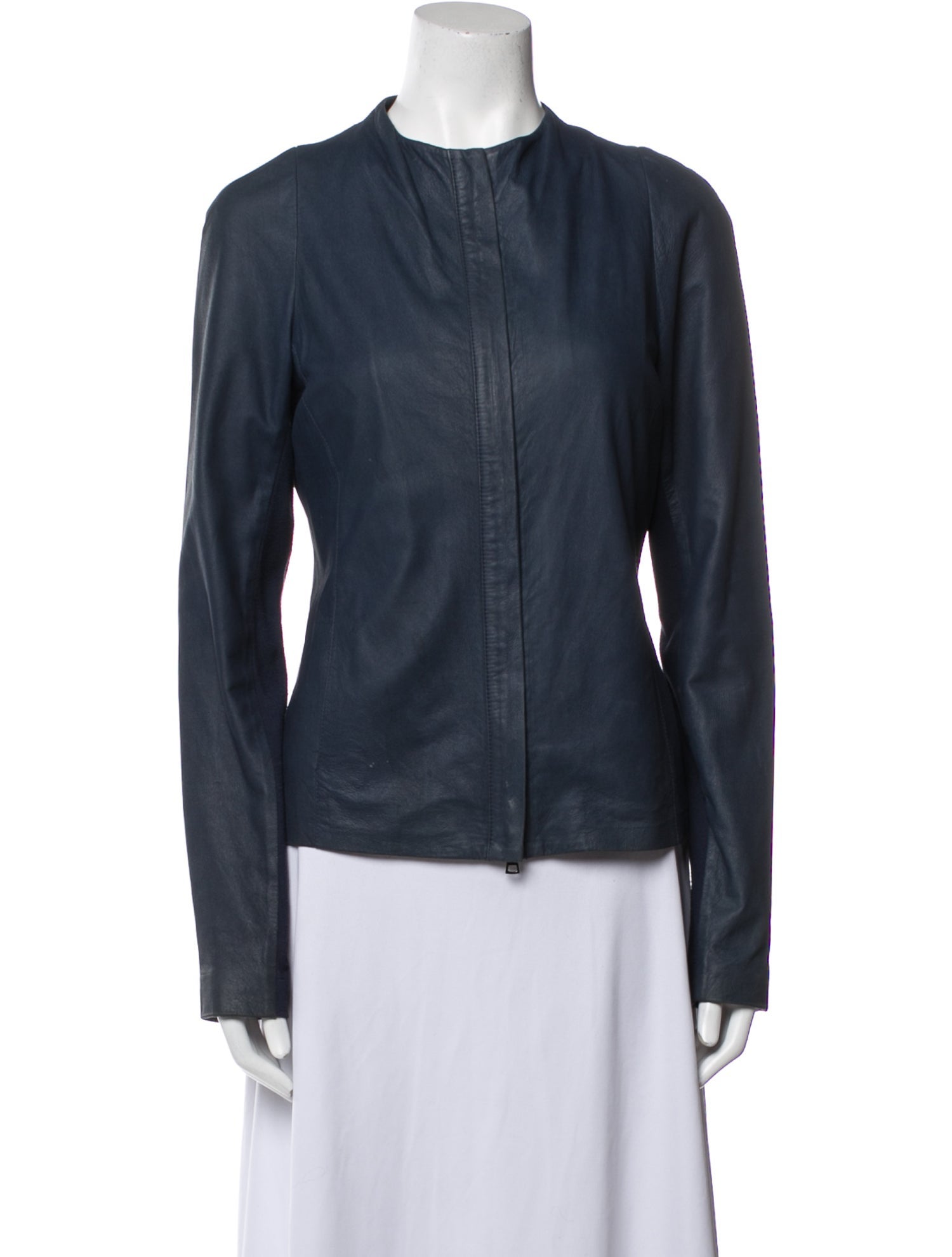 Mugler Trade Mark Performance Jacket - Blue Jackets