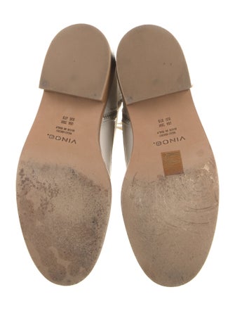 Vince Leather Combat Boots