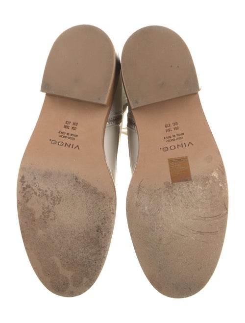 Vince Leather Combat Boots