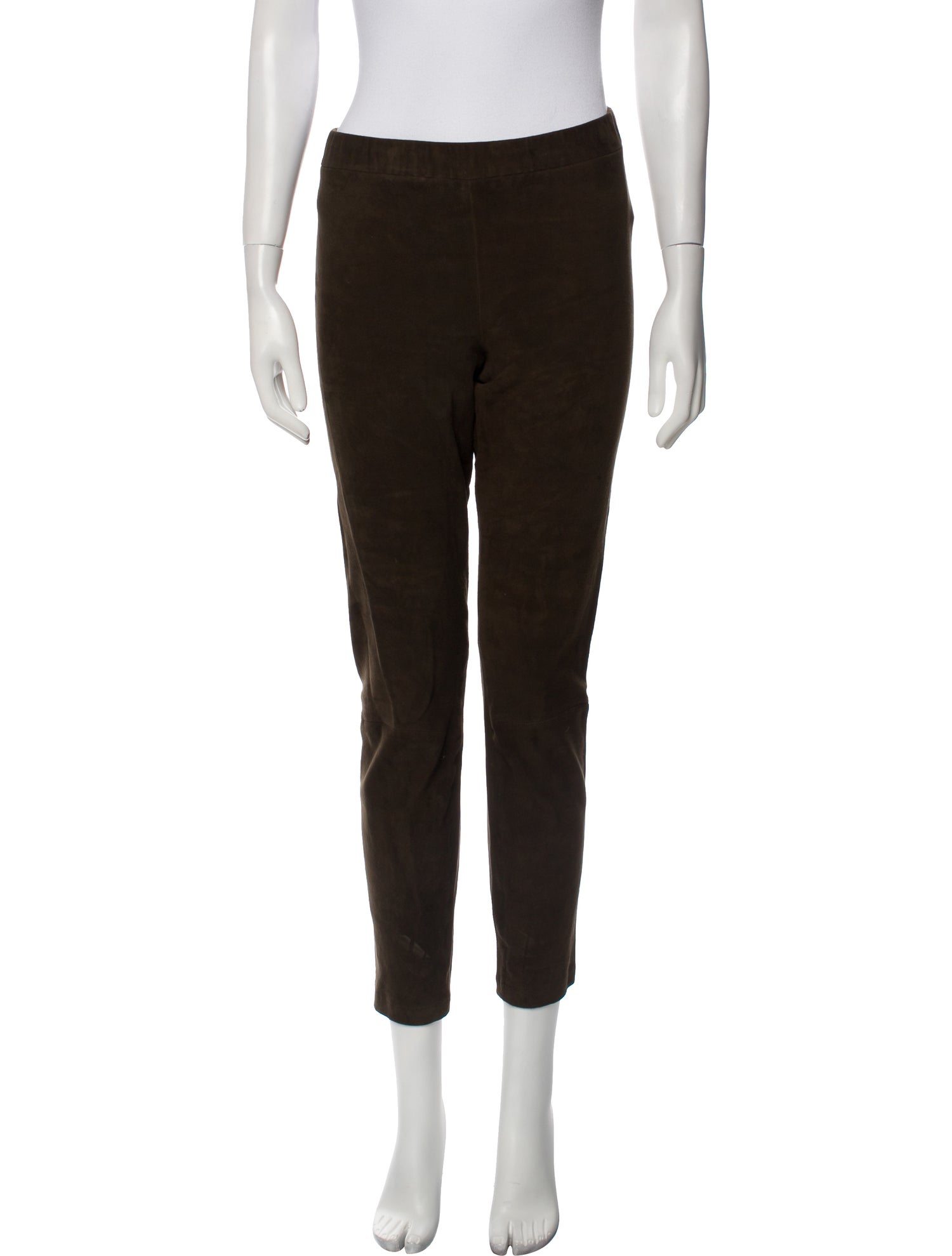 Vince Lamb Leather Skinny Leg Pants