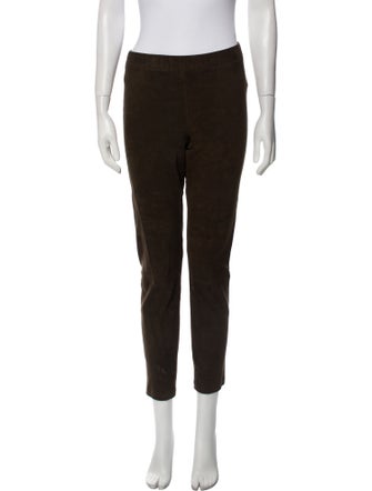 Vince Lamb Leather Skinny Leg Pants