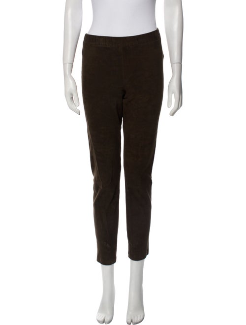 Vince Lamb Leather Skinny Leg Pants