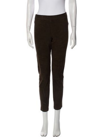 Vince Pants Lamb Leather Skinny Leg L