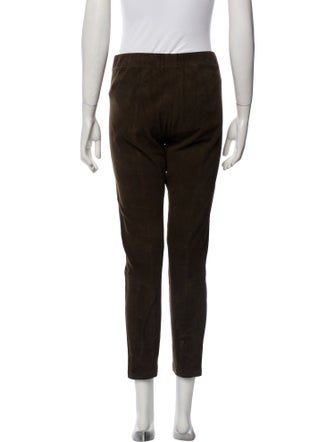 Vince Lamb Leather Skinny Leg Pants
