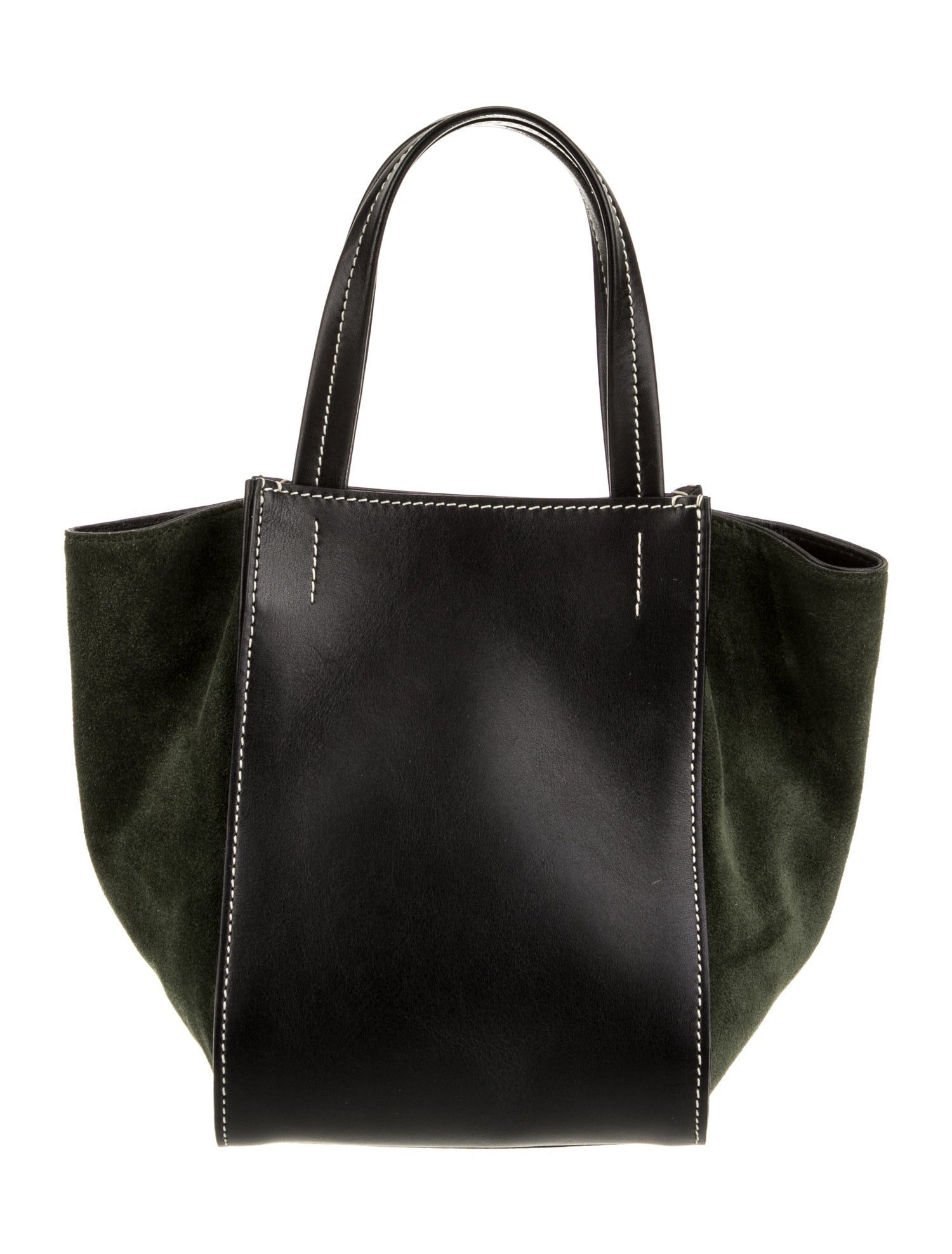 Vince Leather Top Handle Bag