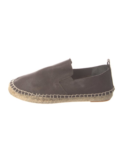 Vince Leather Whipstitch Trim Espadrilles