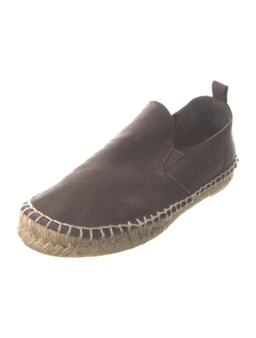 Vince Leather Whipstitch Trim Espadrilles
