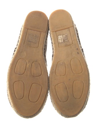 Vince Leather Whipstitch Trim Espadrilles
