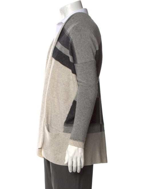 Vince Wool Striped Cardigan