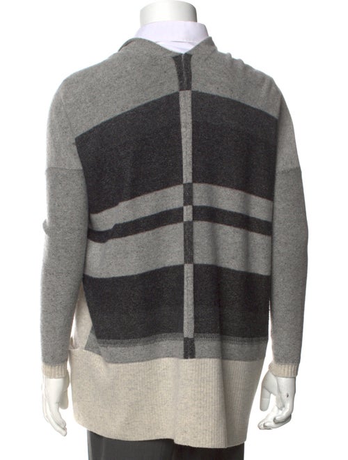 Vince Wool Striped Cardigan