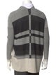 Vince Wool Striped Cardigan