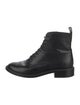 Vince Leather Combat Boots