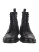 Vince Leather Combat Boots