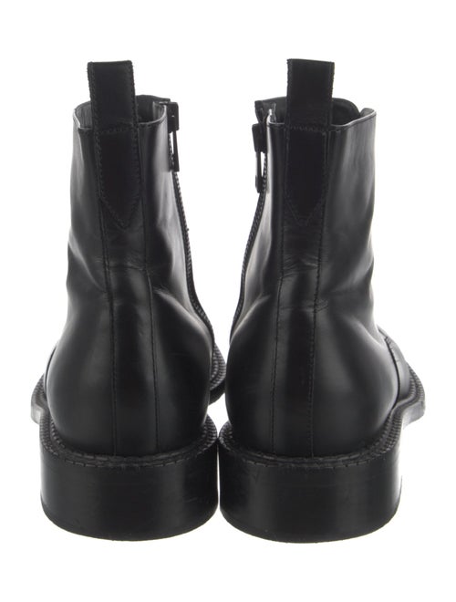 Vince Leather Combat Boots