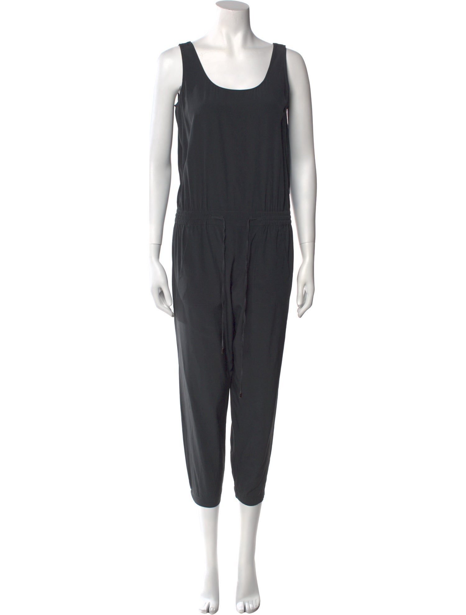 Vince Silk Scoop Neck Jumpsuit
