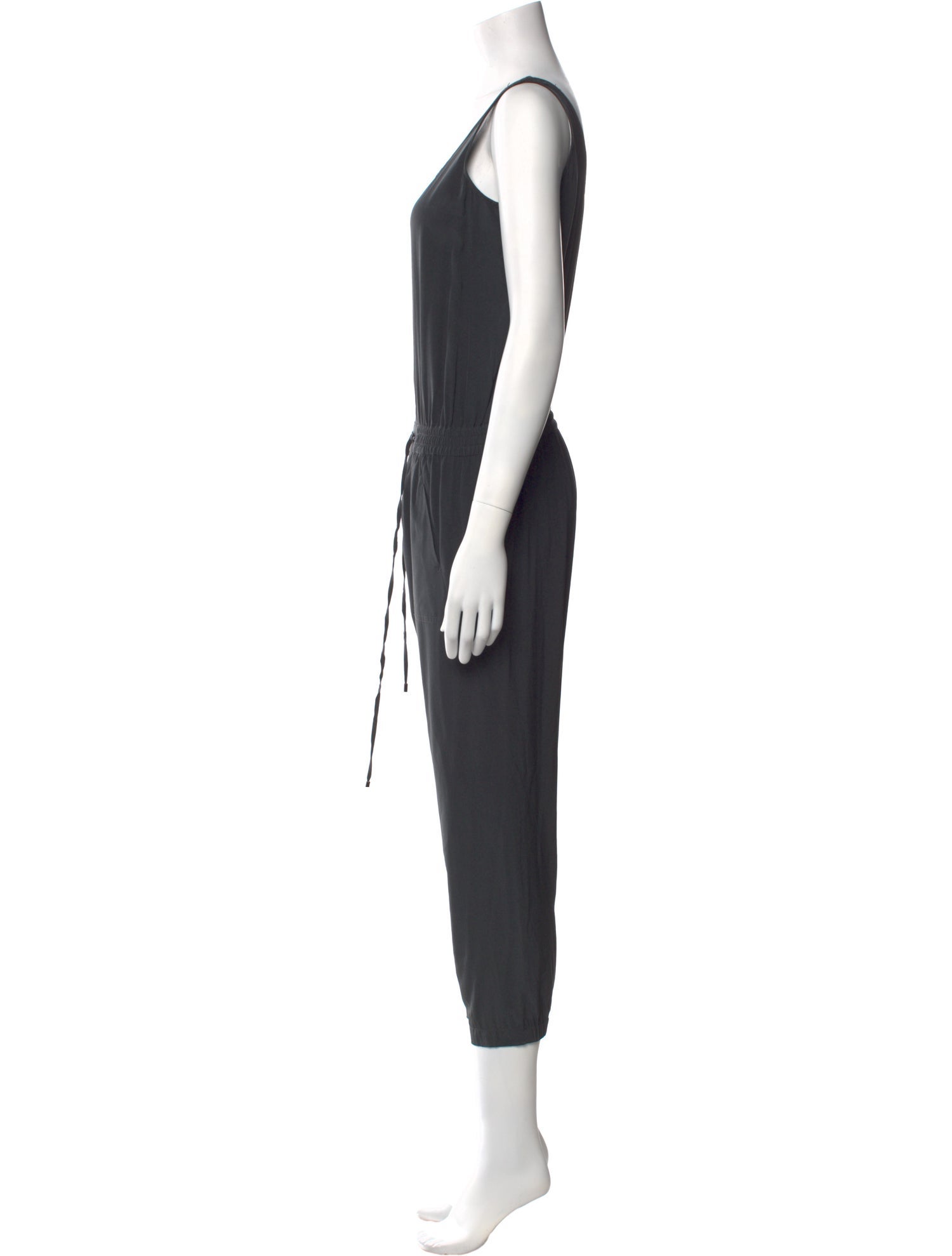 Vince Silk Scoop Neck Jumpsuit