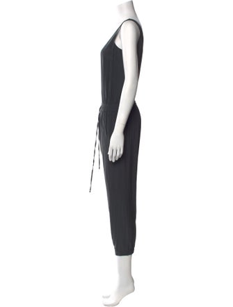 Vince Silk Scoop Neck Jumpsuit