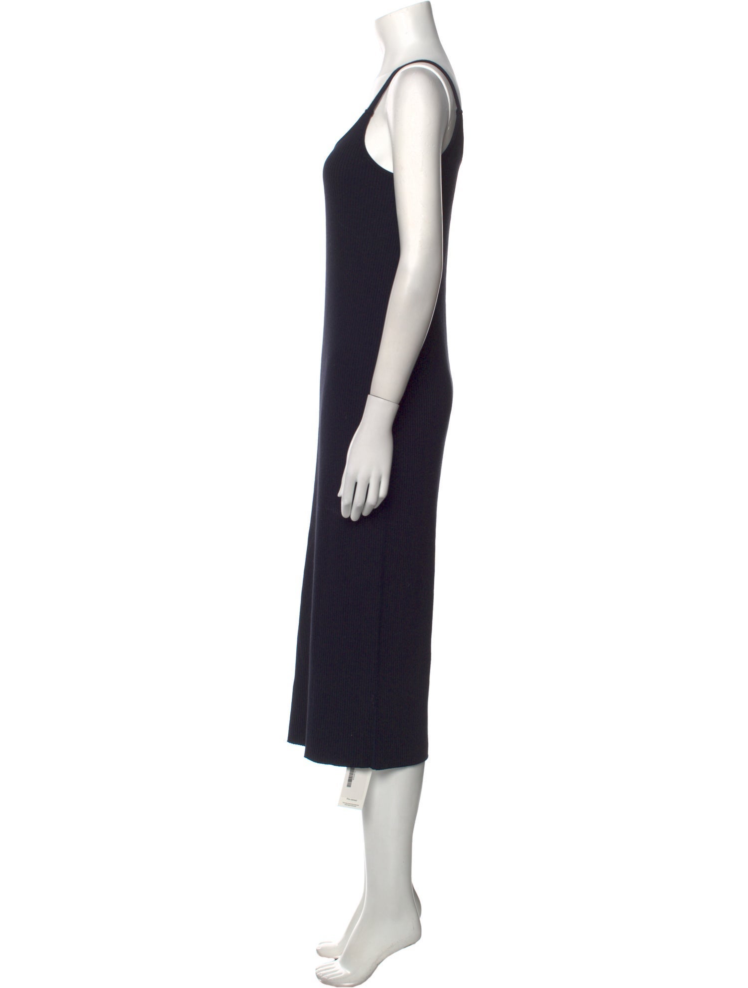 Vince Scoop Neck Midi Length Dress