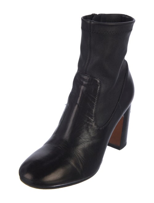 Vince Leather Sock Boots