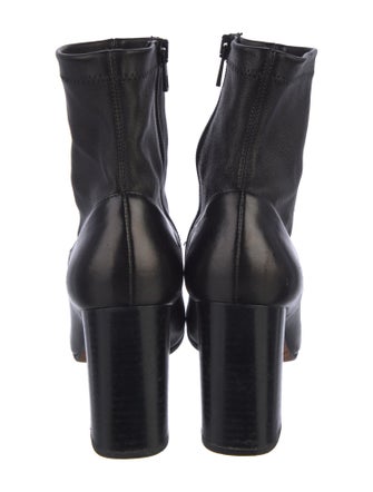 Vince Leather Sock Boots