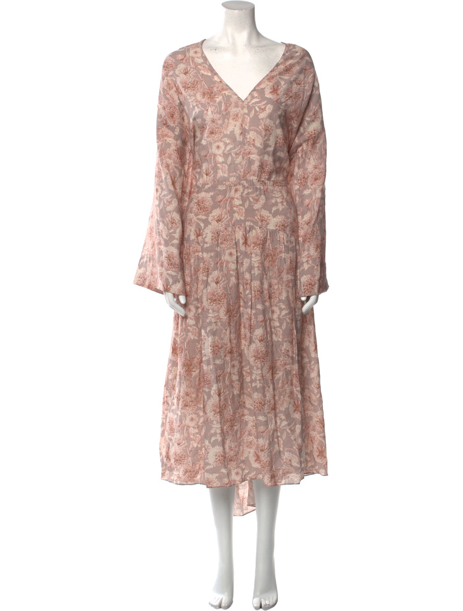 Vince Paisley Print Long Dress