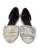 Vince Leather Printed D'Orsay Flats